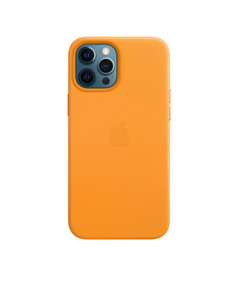 Coque en cuir avec MagSafe pour iPhone 12 Pro Max