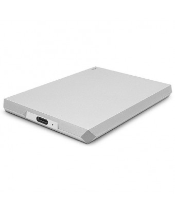 LaCie Mobile Drive 2To, Moon Silver, USB-C -USB 3.0