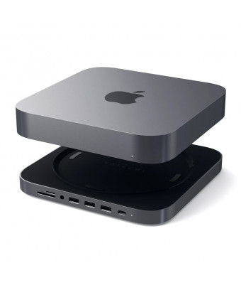 TYPE-C ALUMINUM STAND & HUB FOR MAC MINI