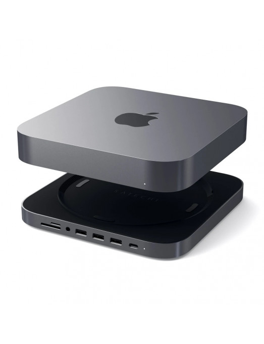 TYPE-C ALUMINUM STAND & HUB FOR MAC MINI