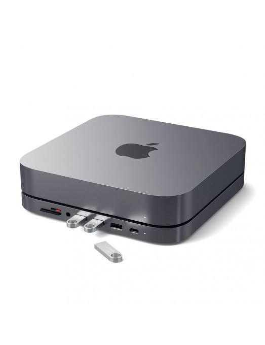 TYPE-C ALUMINUM STAND & HUB FOR MAC MINI