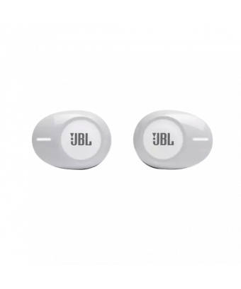 JBL Tune 125 TWS - écouteurs sans fil - vue centrée blanc