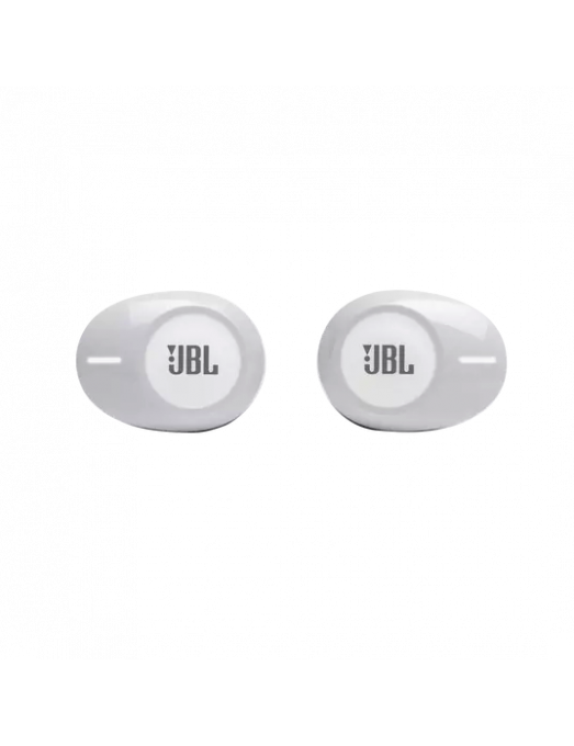 JBL Tune 125 TWS - écouteurs sans fil - vue centrée blanc