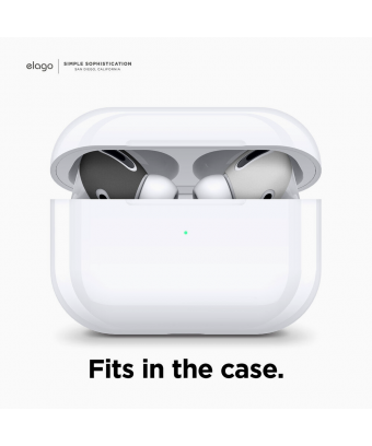 Couvre-embouts AirPods Pro - en Dark gay and white - in the case
