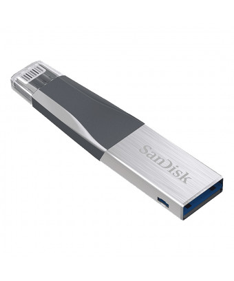                                  Clé USB SanDisk iXpand 64 Go pour iPhone et iPad - noir-argent                              