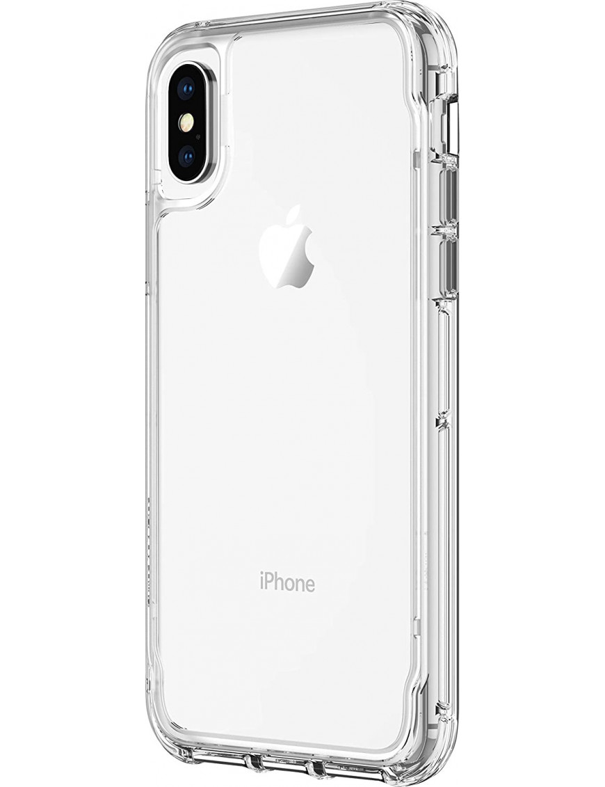 Étui Griffin Reveal pour iPhone Xs avec dos rigide résistant aux rayures et  ultra-fin - Transparent