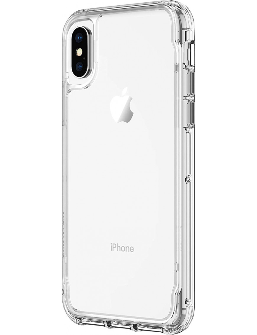 Étui Griffin Reveal pour iPhone Xs avec dos rigide résistant aux rayures et ultra-fin - Transparent
