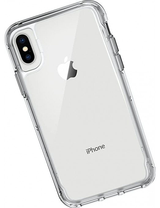 Étui Griffin Reveal pour iPhone Xs avec dos rigide résistant aux rayures et ultra-fin - Transparent