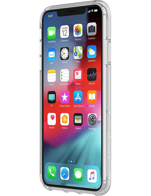 Griffin Technology Survivor Clear Case Compatible avec iPhone Xs Max (Transparent)