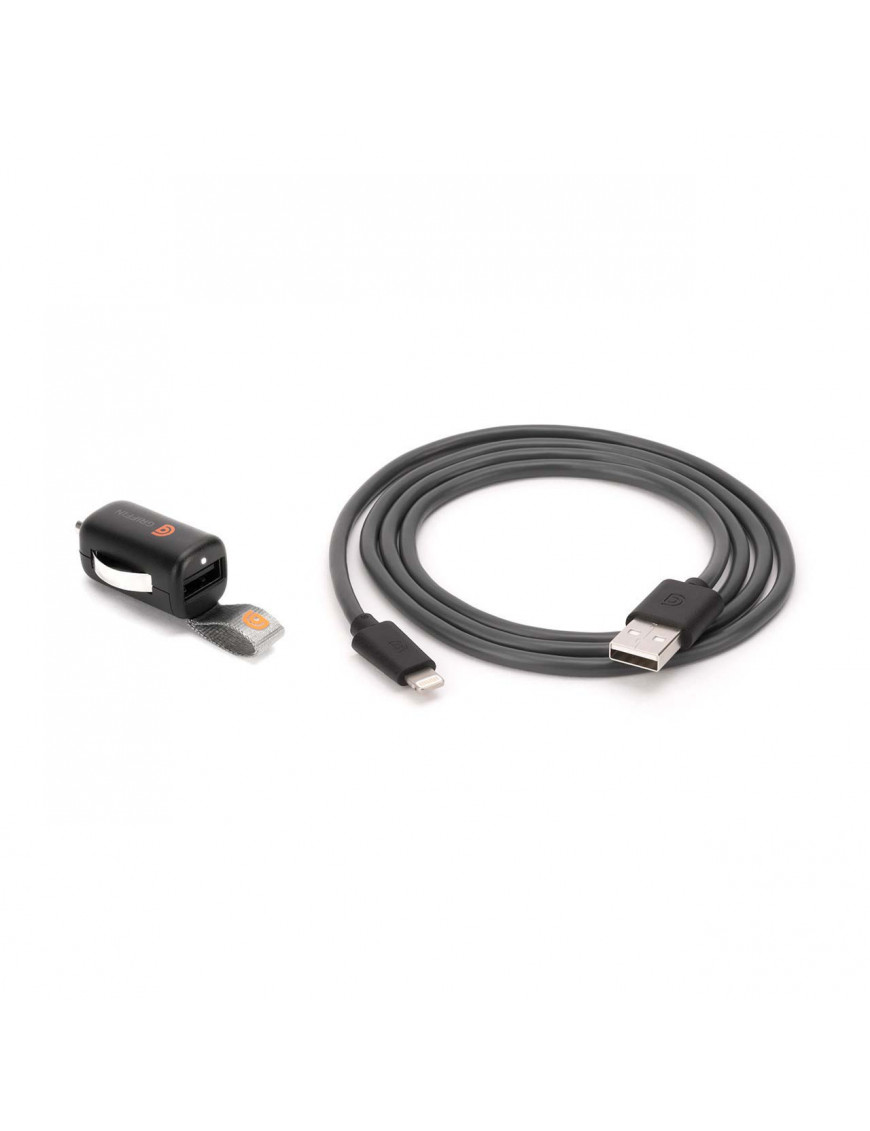 Chargeur de voiture Griffin PowerJolt avec câble Lightning 12W