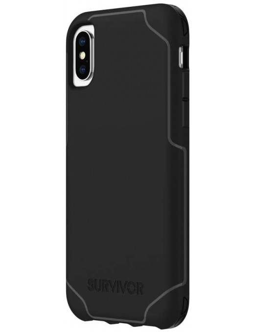 Coque Griffin GIP-008-BLK Survivor pour Apple iPhone X/XS - Noire
