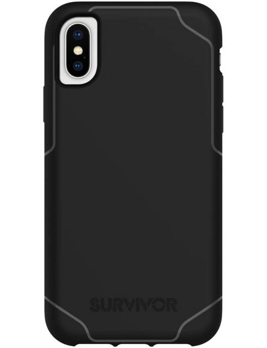 Coque Griffin GIP-008-BLK Survivor pour Apple iPhone X/XS - Noire