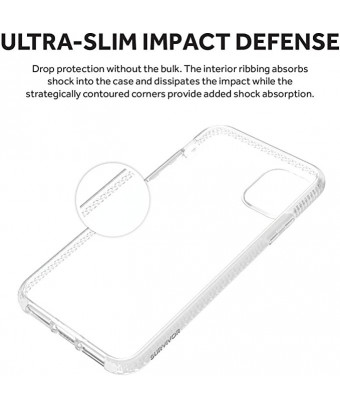 Coque Griffin Technology Survivor Clear pour iPhone 11 Pro Max - Transparente
