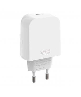 Artwizz Power Plug USB-C avec Qualcomm Quick Charge 15W  - Blanc