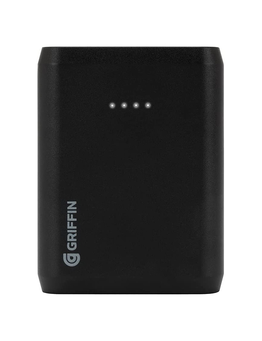 Banque d'alimentation portable Griffin Reserve avec 6000mAh -Noir