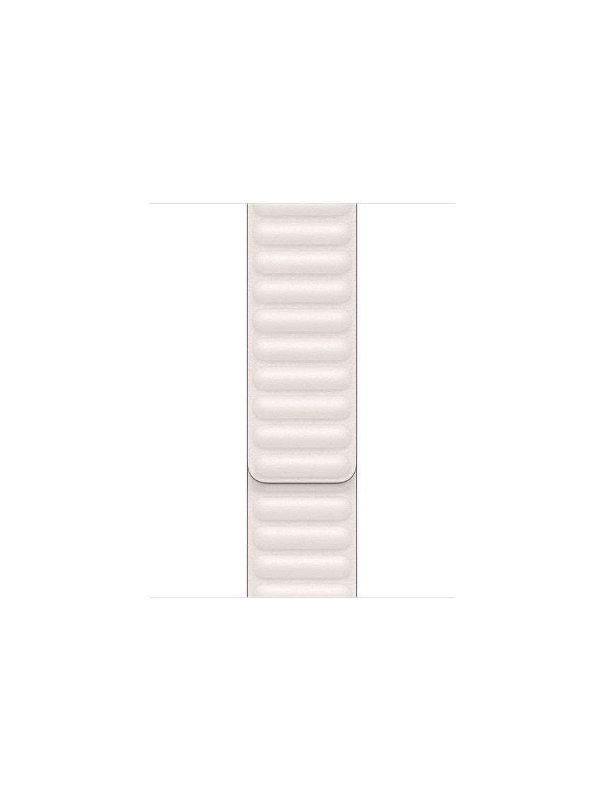 Apple Bracelet Leather Link 40 mm Chalk - Large