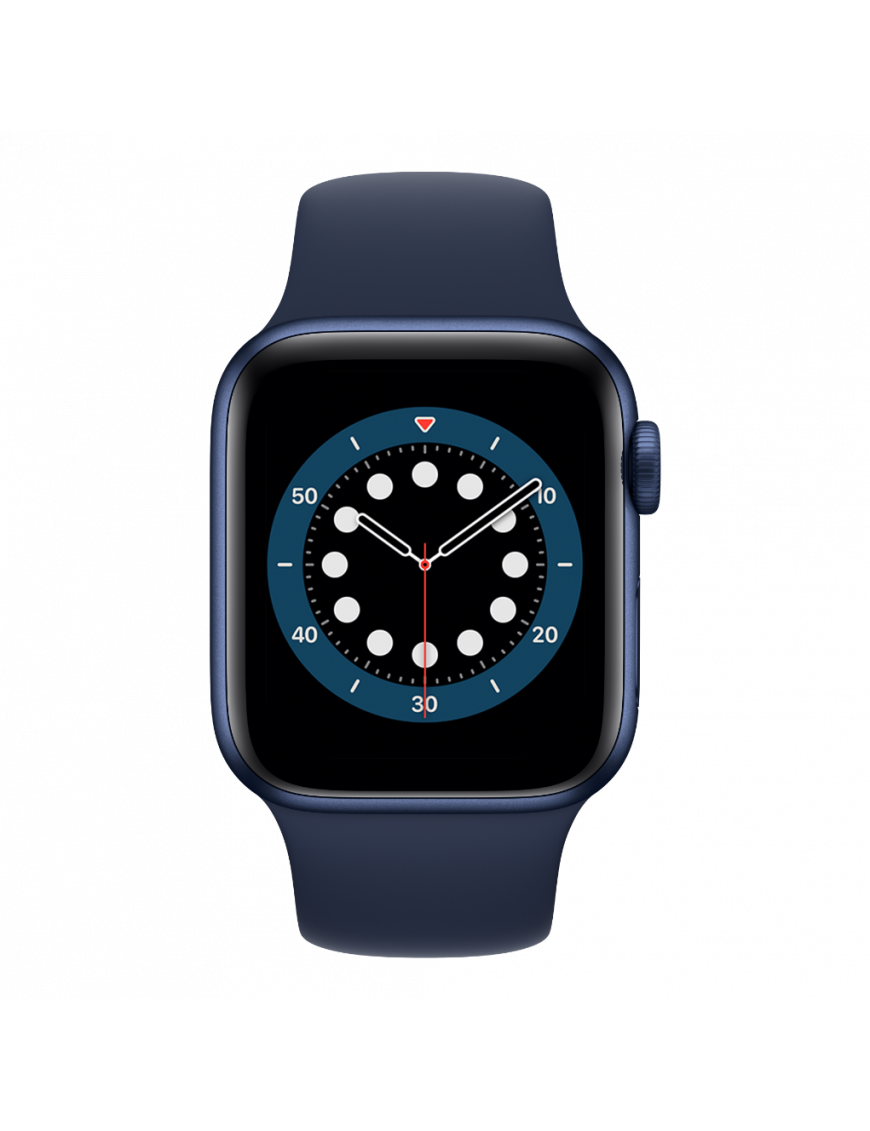 Apple Watch Series 6 GPS 40mm BLUE Aluminum Case with Deep Navy Sport Band