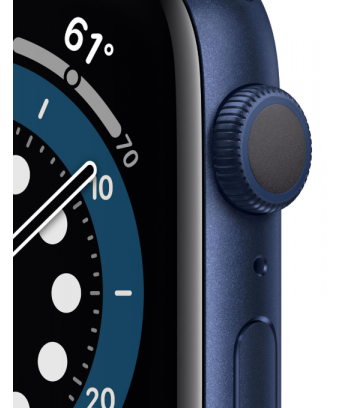 Apple Watch Series 6 GPS 40mm BLUE Aluminum Case with Deep Navy Sport Band