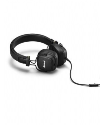 Marshall Major III Black - casque filaire - ranged wired view