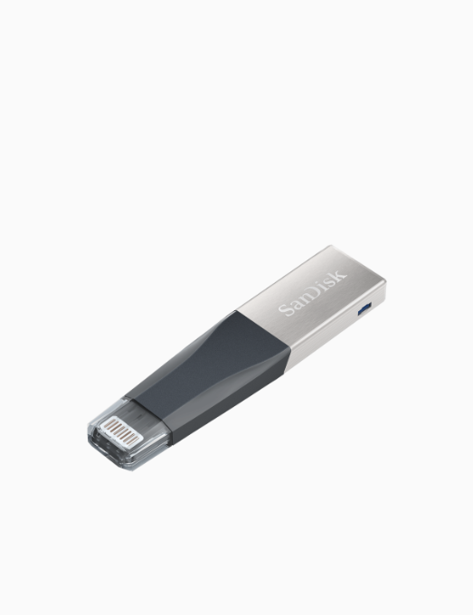 SanDisk 256 Go iXpand Go, Clé USB, avec connecteurs Lightning et USB 3.0,  pour iPhone/iPad, PC et Mac