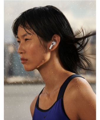 AirPods 3 -  women doing sport with AirPods