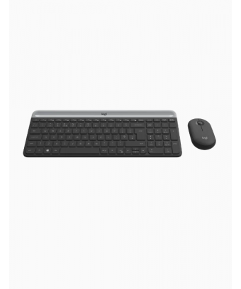 logitech - Ensemble clavier et souris sans fil ultra-fin MK470