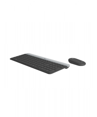 logitech - Ensemble clavier et souris sans fil ultra-fin MK470