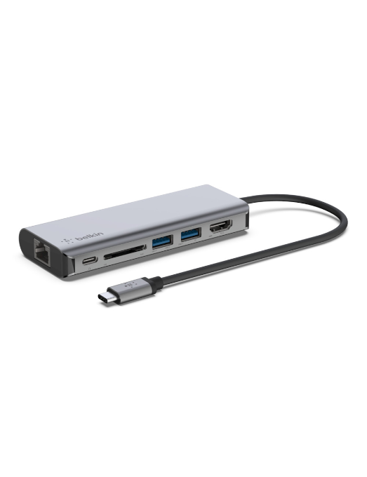 Adaptateur USB-C multiport 6-en-1