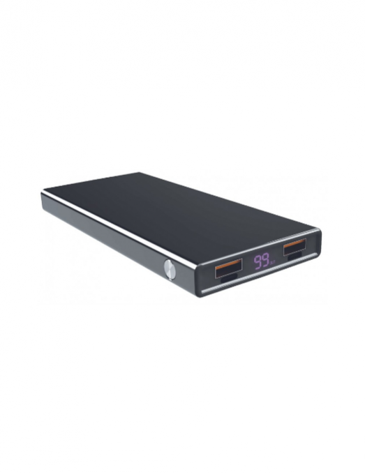 Power Bank KSIX - Fastcharger 2 10000 mAh avec sortie USB-C et USB-A et micro USB