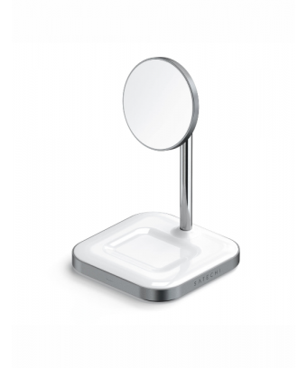 SUPPORT DE CHARGE SANS FIL MAGNÉTIQUE 2-EN-1 EN ALUMINIUM