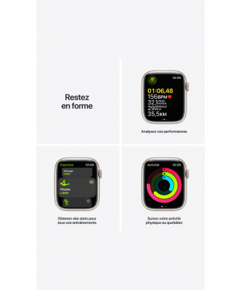 Apple Watch S7 GPS 41mm Aluminium Starlight