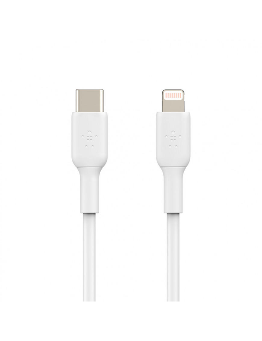 Câble Lightning vers USB-C BOOST-CHARGE Belkin (1m, blanc)