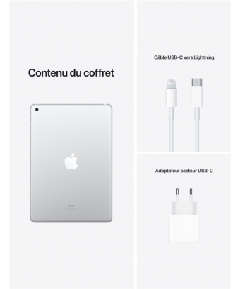 iPad 10,2 pouces 64 Go Wi-Fi+Cellular - silver (2021)