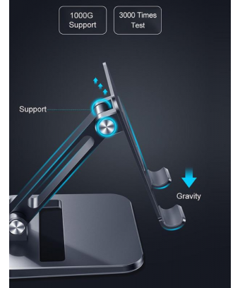 Support stand pour d'iPhone et iPad réglable pour bureau