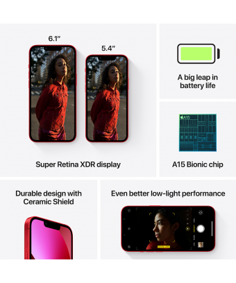iPhone 13 128 go red