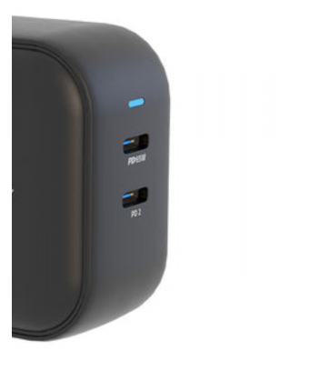 Chargeur international Powerology 65W Dual PD ports