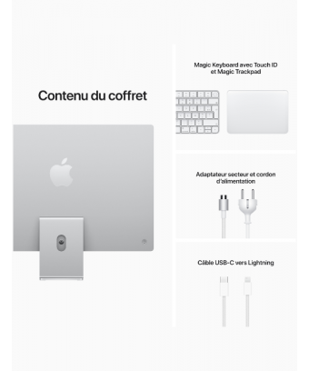 iMac 24" Silver M1 8Go 256 SSD