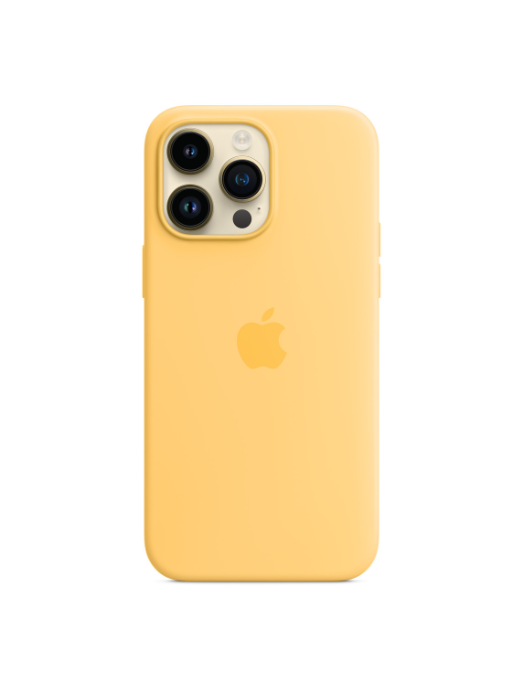 iPhone 14 Pro Max Silicone Case avec MagSafe - Sunglow