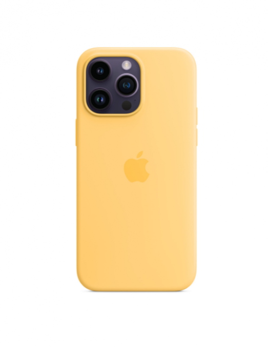 iPhone 14 Pro Max Silicone Case avec MagSafe - Sunglow