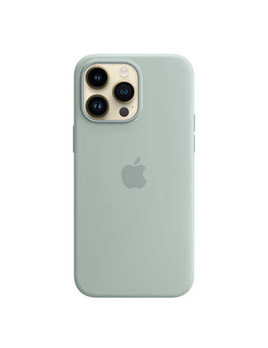 iPhone 14 Pro Max Silicone Case avec MagSafe - Succulent