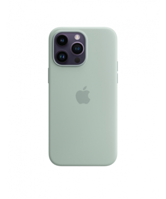 iPhone 14 Pro Max Silicone Case avec MagSafe - Succulent