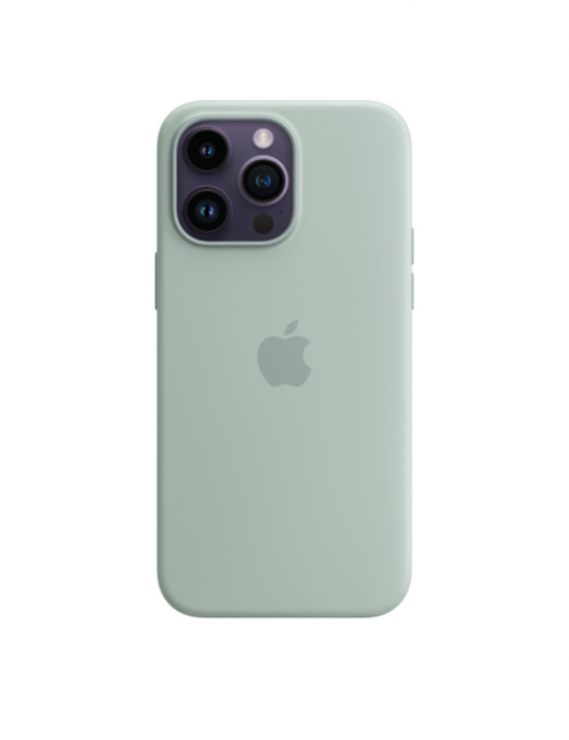 iPhone 14 Pro Max Silicone Case avec MagSafe - Succulent