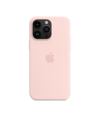 iPhone 14 Pro Max Silicone Case avec MagSafe - Chalk Pink