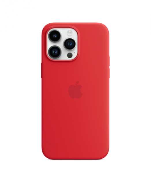 iPhone 14 Pro Max Silicone Case avec MagSafe - (PRODUCT)RED