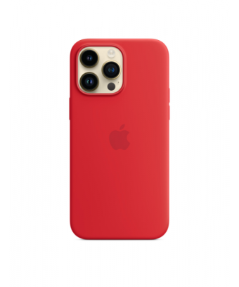 iPhone 14 Pro Max Silicone Case avec MagSafe - (PRODUCT)RED