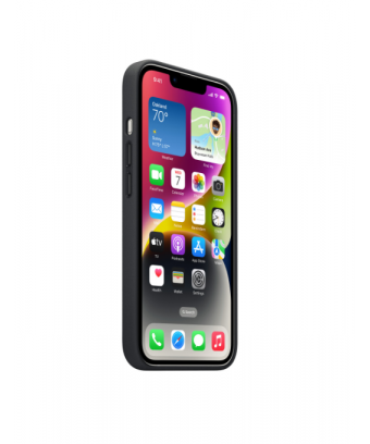 iPhone 14 Leather Case avec MagSafe - Midnight