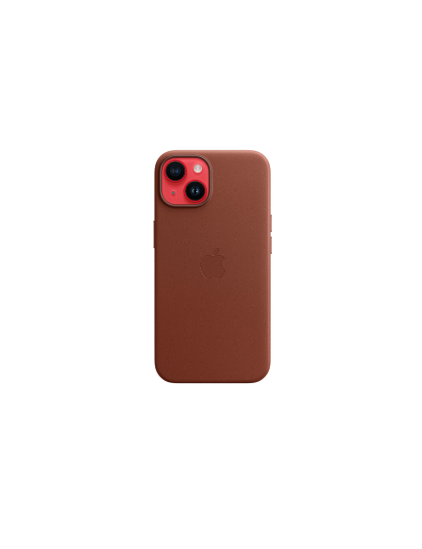 iPhone 14 Leather Case avec MagSafe - Umber