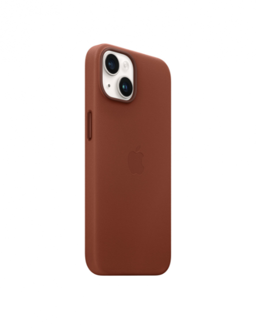 iPhone 14 Leather Case avec MagSafe - Umber