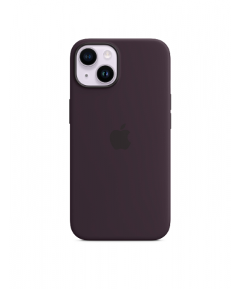Coque en silicone avec MagSafe pour iPhone 14 - Baie de sureau