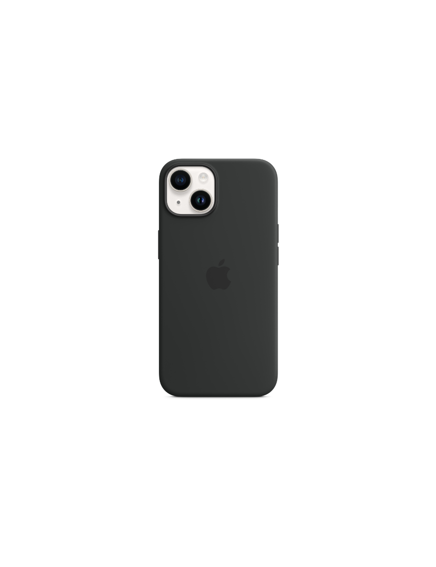 Coque en silicone avec MagSafe pour iPhone 14 - Minuit